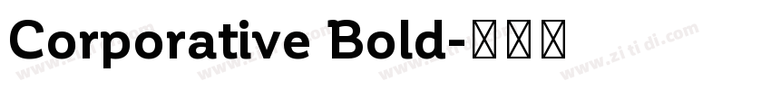 Corporative Bold字体转换